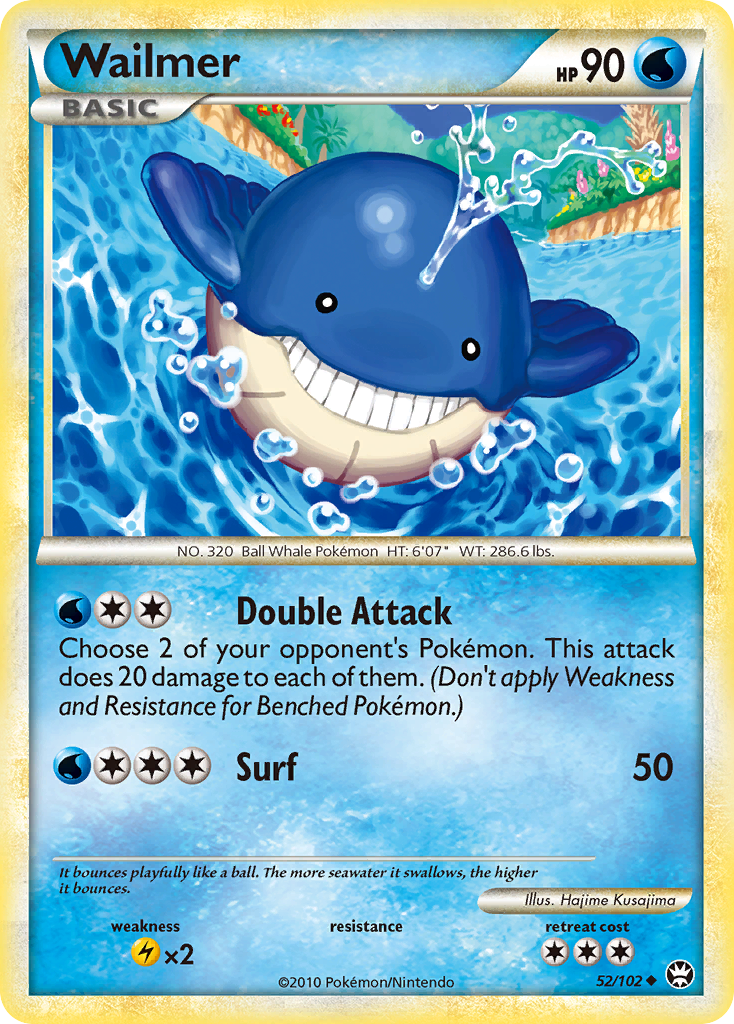 Wailmer (52/102) [HeartGold & SoulSilver: Triumphant] - Comfy Hobbies