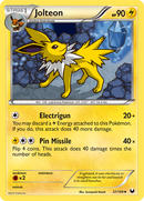 Jolteon (37/108) [Black & White: Dark Explorers] - Comfy Hobbies
