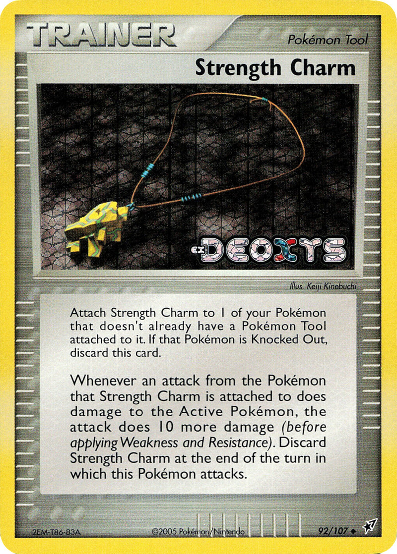 Strength Charm (92/107) (Stamped) [EX: Deoxys] - Comfy Hobbies