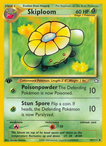 Skiploom (49/111) [Neo Genesis 1st Edition] - Comfy Hobbies