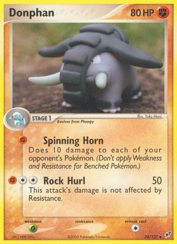 Donphan (30/107) [EX: Deoxys] - Comfy Hobbies