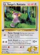 Lt. Surge's Rattata (85/132) [Gym Challenge 1st Edition] - Comfy Hobbies