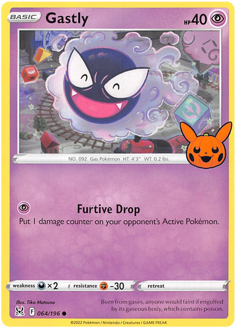 Gastly (064/196) [Trick or Trade 2023] - Comfy Hobbies