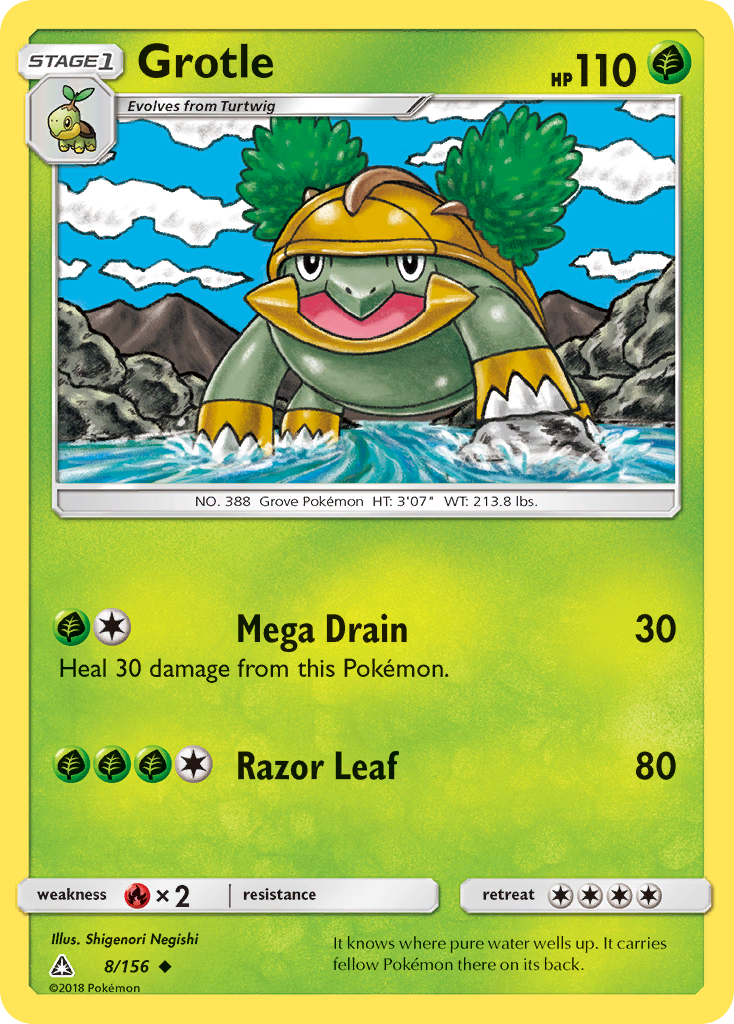 Grotle (8/156) [Sun & Moon: Ultra Prism] - Comfy Hobbies