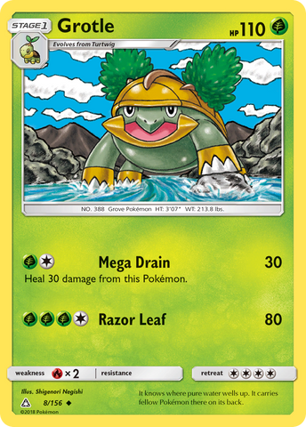 Grotle (8/156) [Sun & Moon: Ultra Prism] - Comfy Hobbies