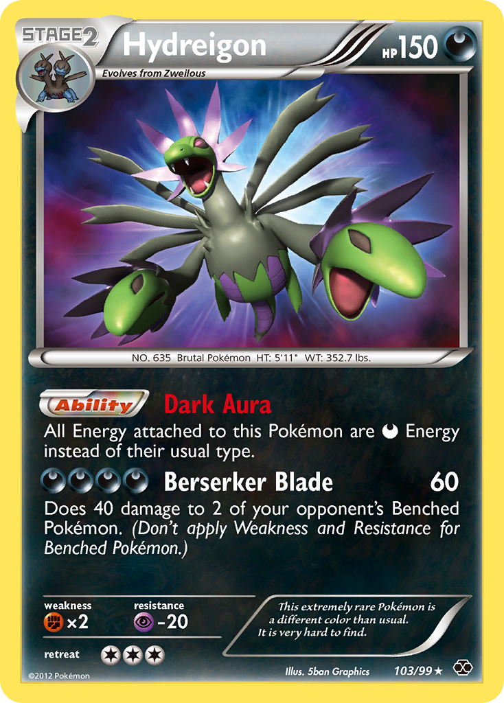 Hydreigon (103/99) [Black & White: Next Destinies] - Comfy Hobbies