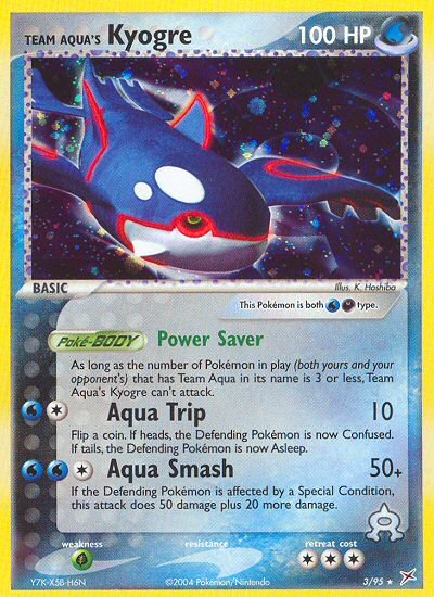 Team Aqua's Kyogre (3/95) [EX: Team Magma vs Team Aqua] - Comfy Hobbies