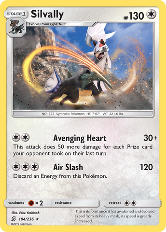 Silvally (184/236) [Sun & Moon: Unified Minds] - Comfy Hobbies