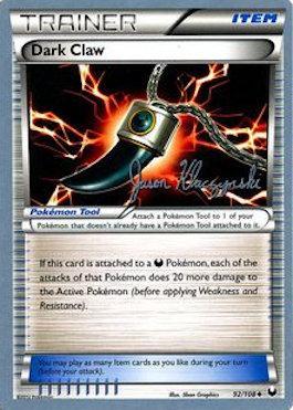 Dark Claw (92/108) (Darkrai Deck - Jason Klaczynski) [World Championships 2013] - Comfy Hobbies