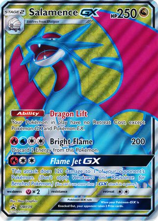 Salamence GX (SM139) (Jumbo Card) [Sun & Moon: Black Star Promos] - Comfy Hobbies