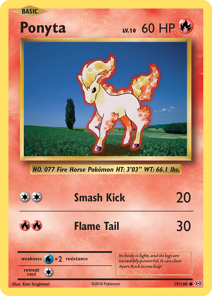 Ponyta (19/108) [XY: Evolutions] - Comfy Hobbies