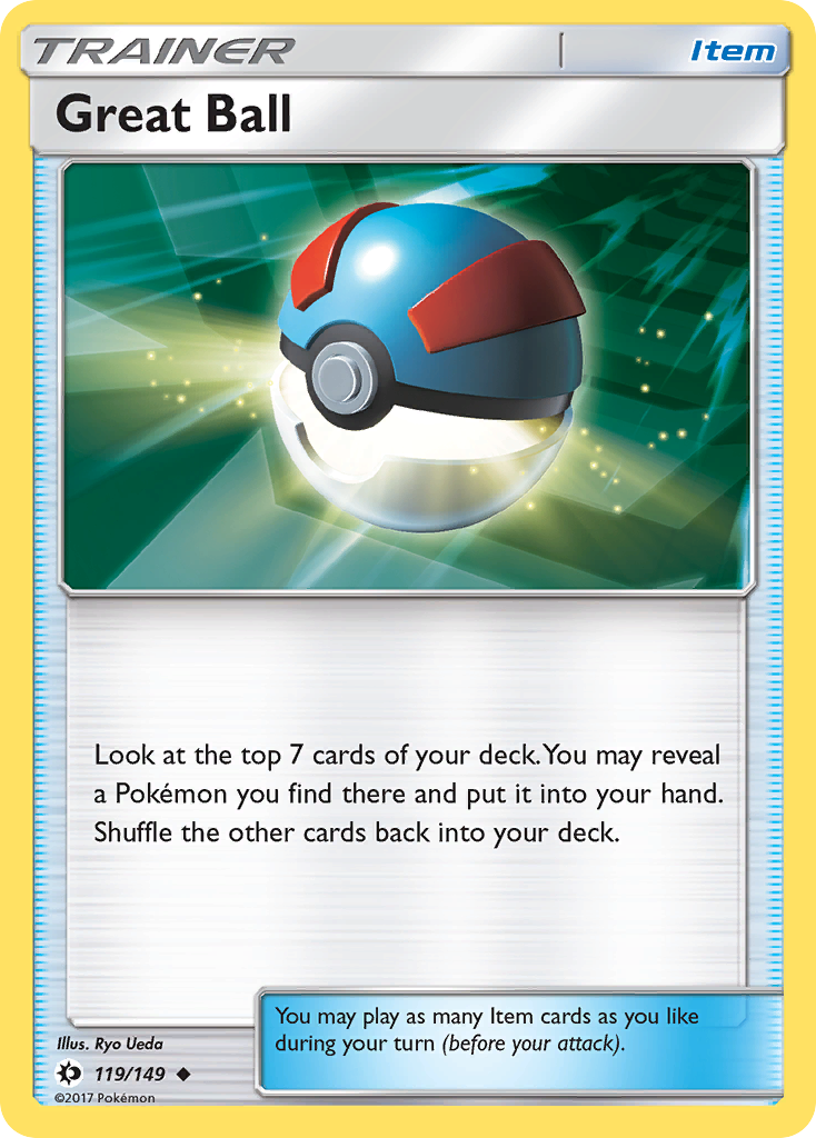 Great Ball (119/149) [Sun & Moon: Base Set] - Comfy Hobbies