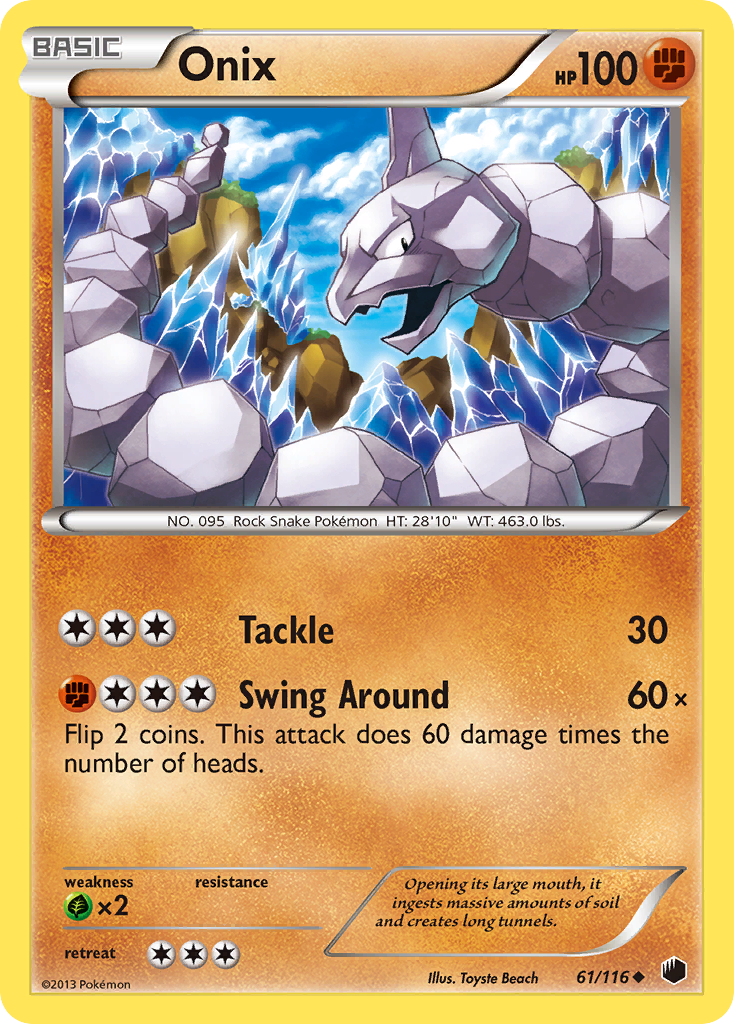 Onix (61/116) [Black & White: Plasma Freeze] - Comfy Hobbies