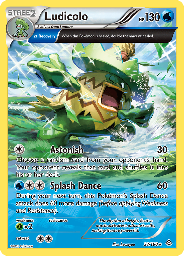 Ludicolo (37/160) [XY: Primal Clash] - Comfy Hobbies