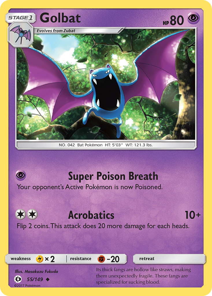 Golbat (55/149) [Sun & Moon: Base Set] - Comfy Hobbies