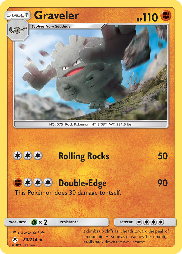 Graveler (88/214) [Sun & Moon: Unbroken Bonds] - Comfy Hobbies