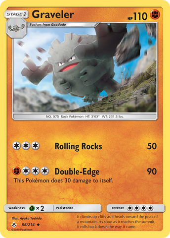 Graveler (88/214) [Sun & Moon: Unbroken Bonds] - Comfy Hobbies