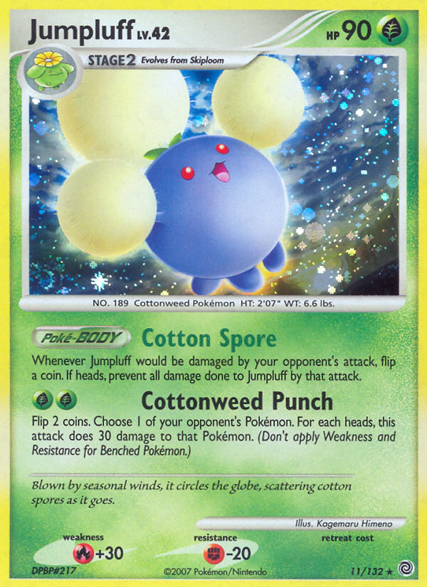 Jumpluff (11/132) [Diamond & Pearl: Secret Wonders] - Comfy Hobbies