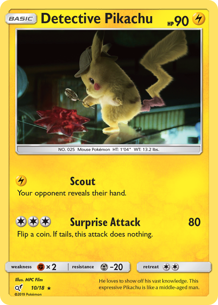 Detective Pikachu (10/18) [Sun & Moon: Detective Pikachu] - Comfy Hobbies