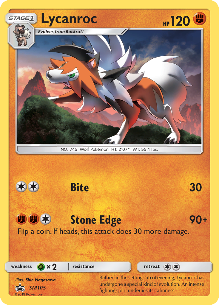 Lycanroc (SM105) [Sun & Moon: Black Star Promos] - Comfy Hobbies