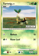 Turtwig LV.11 (77/100) (Platinum) [Burger King Promos: 2008 Collection] - Comfy Hobbies