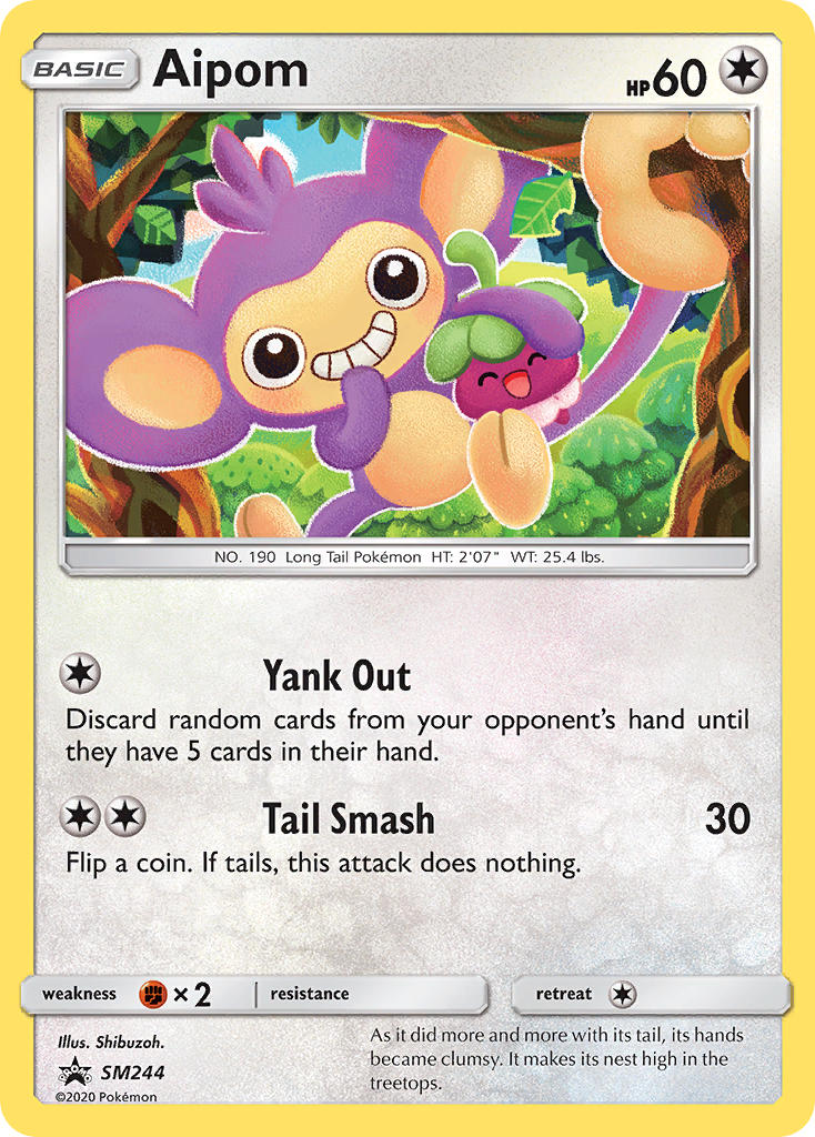 Aipom (SM244) [Sun & Moon: Black Star Promos] - Comfy Hobbies