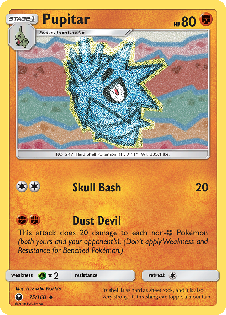 Pupitar (75/168) [Sun & Moon: Celestial Storm] - Comfy Hobbies