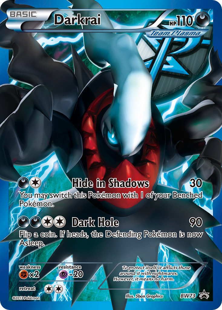 Darkrai (BW73) (Jumbo Card) [Black & White: Black Star Promos] - Comfy Hobbies