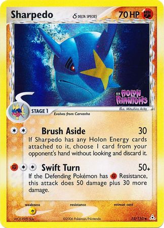 Sharpedo (53/110) (Delta Species) (Stamped) [EX: Holon Phantoms] - Comfy Hobbies