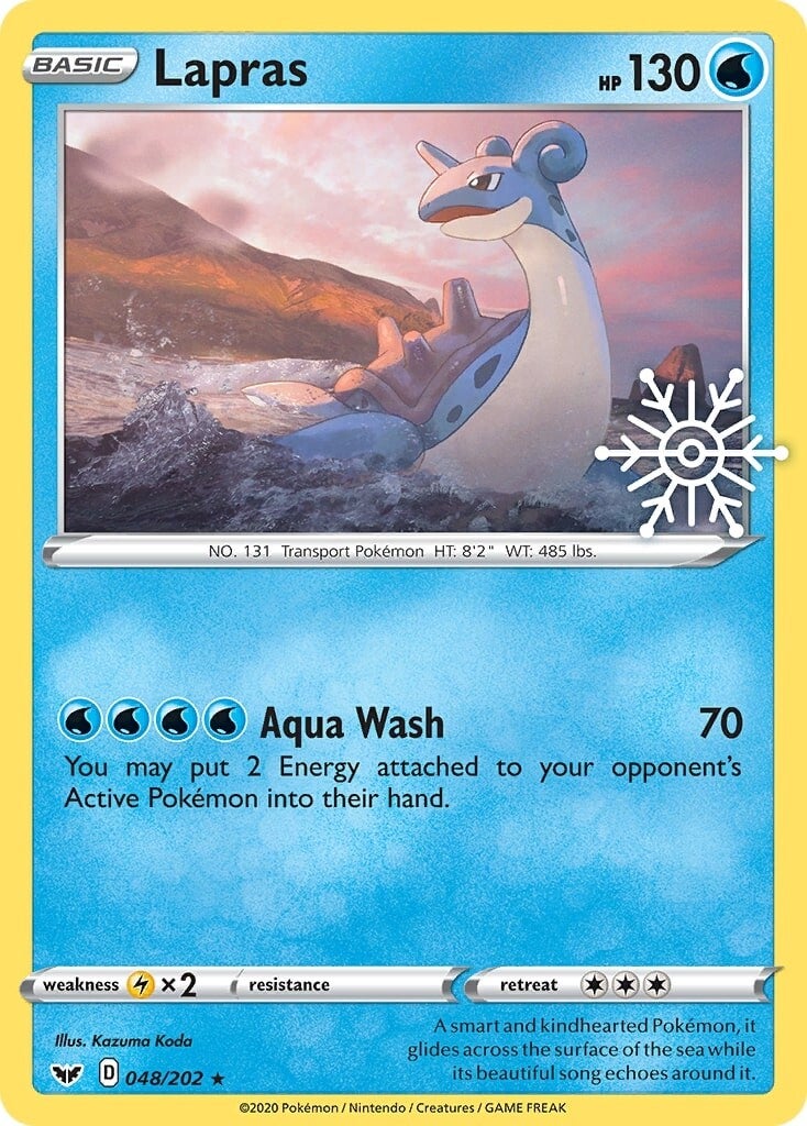 Lapras (048/202) (Holiday Calendar) [Sword & Shield: Base Set] - Comfy Hobbies