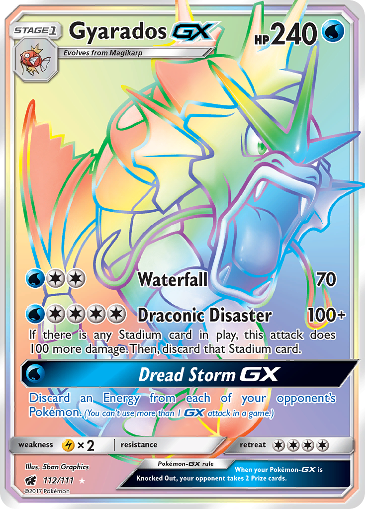 Gyarados GX (112/111) [Sun & Moon: Crimson Invasion] - Comfy Hobbies