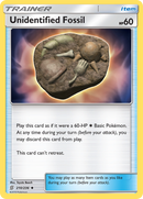 Unidentified Fossil (210/236) [Sun & Moon: Unified Minds] - Comfy Hobbies