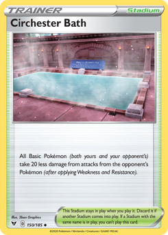 Circhester Bath (150/185) [Sword & Shield: Vivid Voltage] - Comfy Hobbies