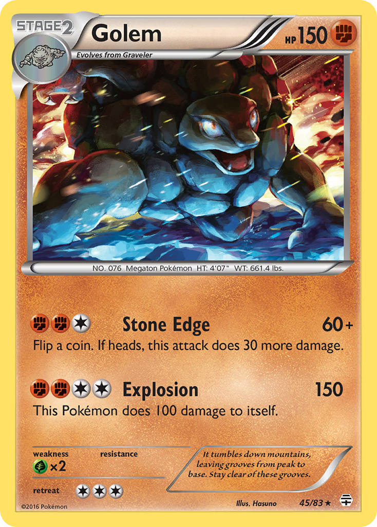 Golem (45/83) [XY: Generations] - Comfy Hobbies
