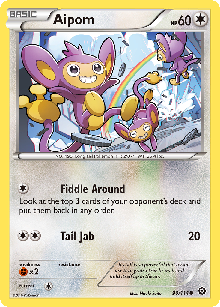 Aipom (90/114) [XY: Steam Siege] - Comfy Hobbies