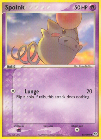 Spoink (66/106) [EX: Emerald] - Comfy Hobbies