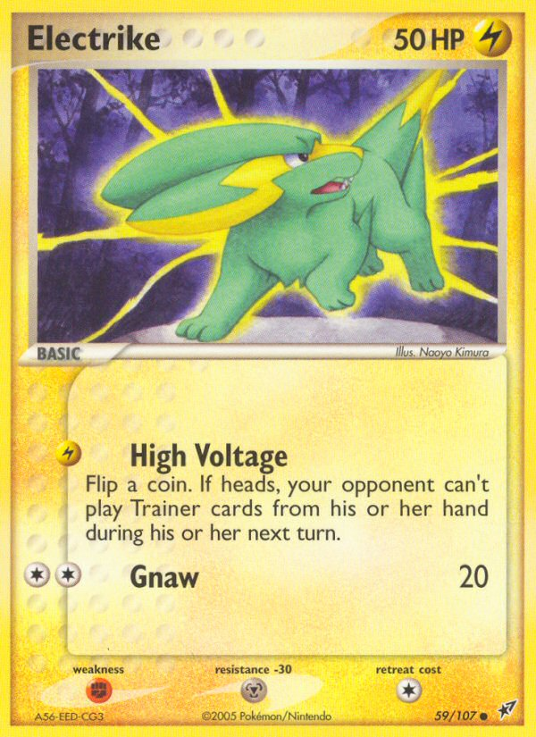 Electrike (59/107) [EX: Deoxys] - Comfy Hobbies