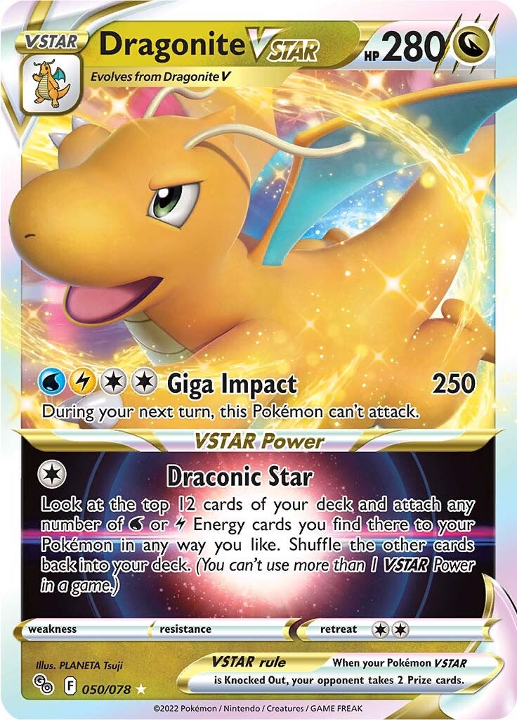 Dragonite VSTAR (050/078) [Pokémon GO] - Comfy Hobbies