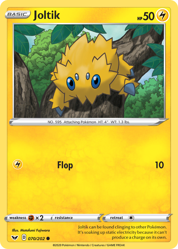 Joltik (070/202) [Sword & Shield: Base Set] - Comfy Hobbies