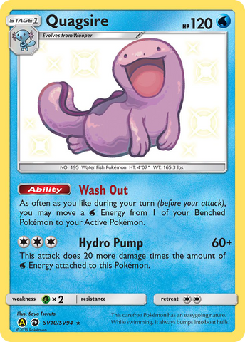 Quagsire (SV10/SV94) [Sun & Moon: Hidden Fates - Shiny Vault] - Comfy Hobbies