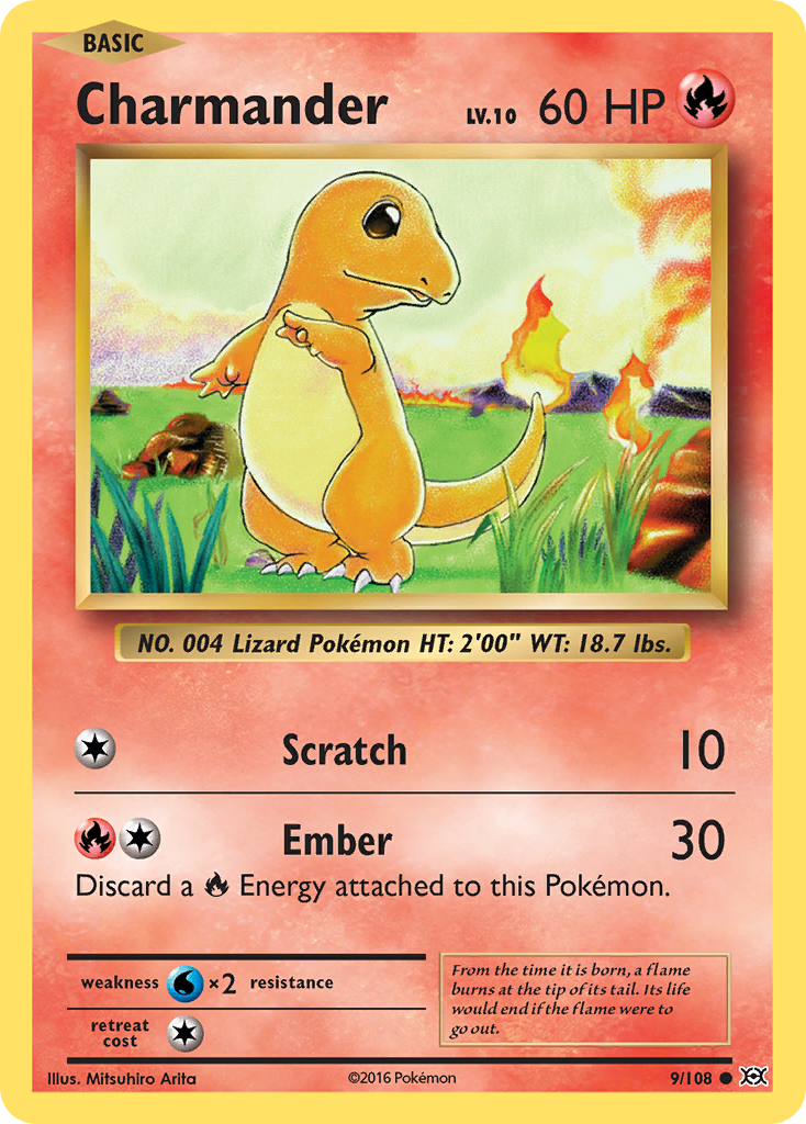 Charmander (9/108) [XY: Evolutions] - Comfy Hobbies