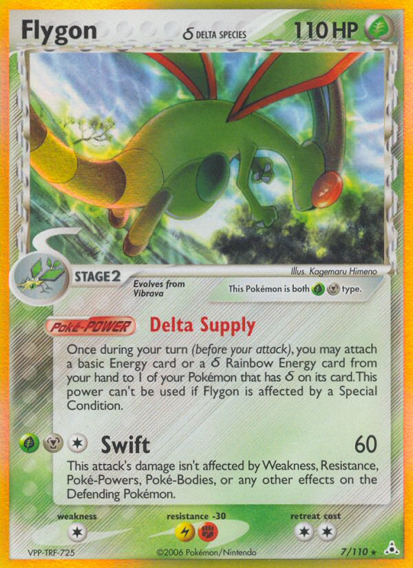 Flygon (7/110) (Delta Species) [EX: Holon Phantoms] - Comfy Hobbies