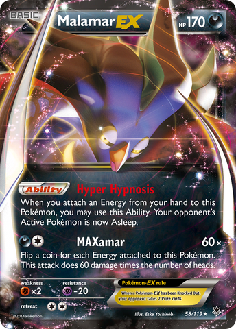 Malamar EX (58/119) [XY: Phantom Forces] - Comfy Hobbies