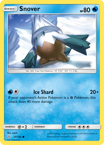 Snover (37/156) [Sun & Moon: Ultra Prism] - Comfy Hobbies