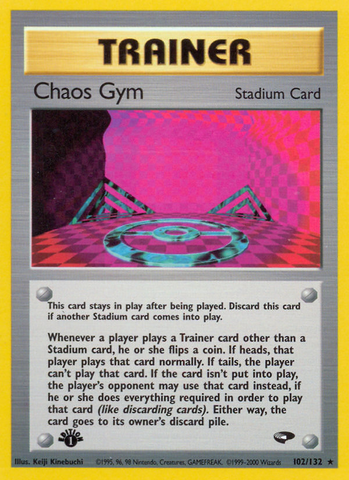 Chaos Gym (102/132) [Gym Challenge 1st Edition] - Comfy Hobbies