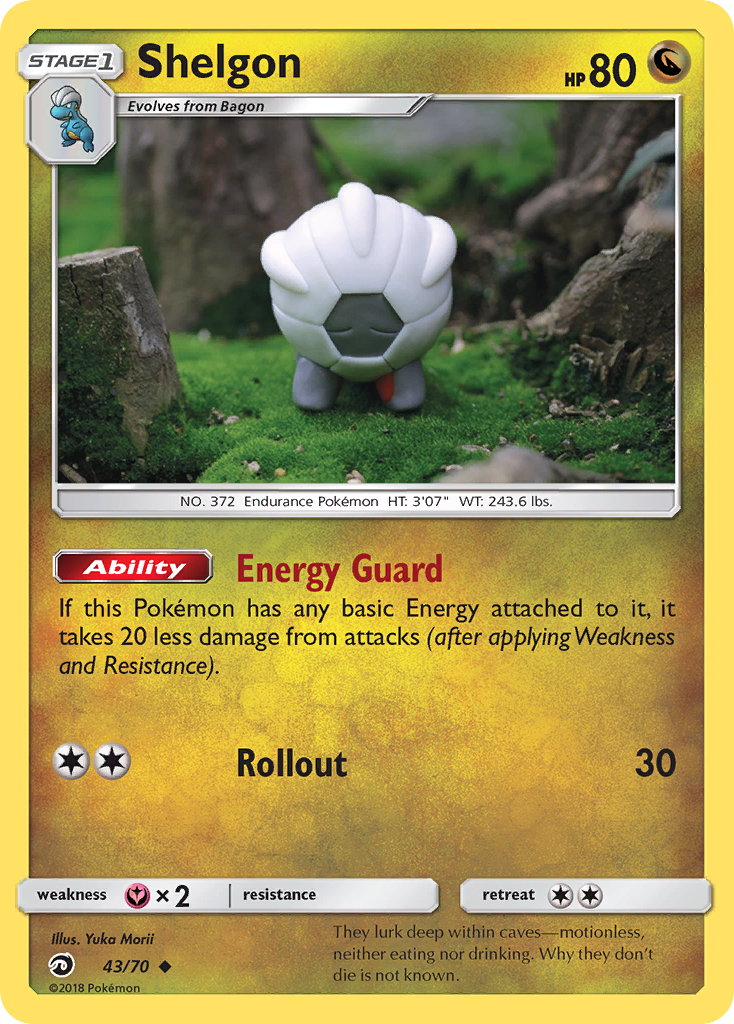 Shelgon (43/70) [Sun & Moon: Dragon Majesty] - Comfy Hobbies