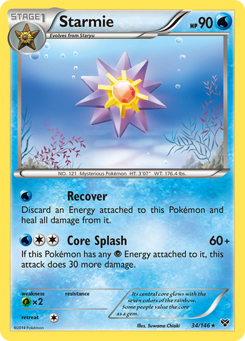 Starmie (34/146) [XY: Base Set] - Comfy Hobbies