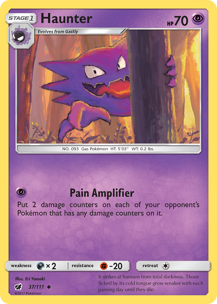 Haunter (37/111) [Sun & Moon: Crimson Invasion] - Comfy Hobbies