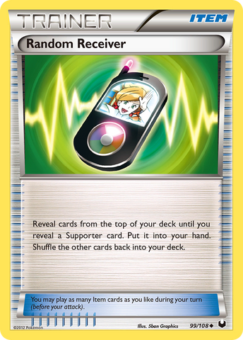 Random Receiver (99/108) [Black & White: Dark Explorers] - Comfy Hobbies