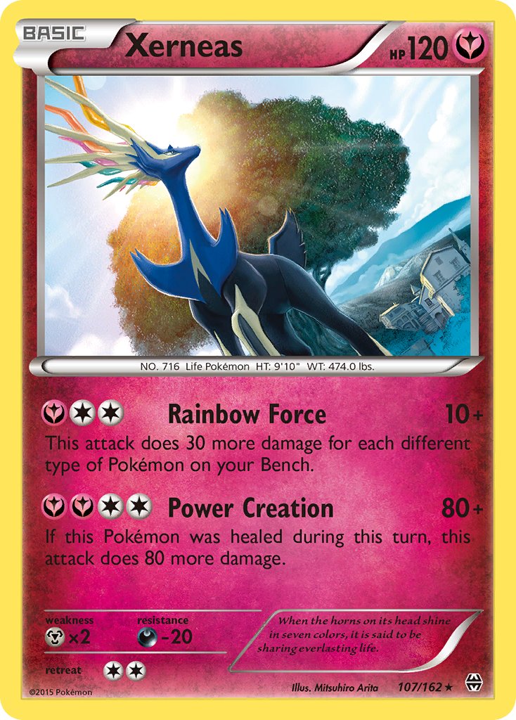 Xerneas (107/162) (Cosmos Holo) (Blister Exclusive) [XY: BREAKthrough] - Comfy Hobbies